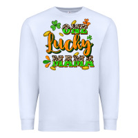 White One lucky Mama St. Patrick's Day Premium Sweatshirt - CowGirlArtShop