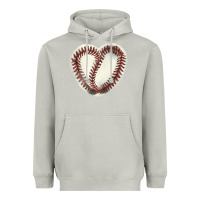 Moon Dust Baseball ball heart Heavyweight Hoodie - HowdyJamesFarm