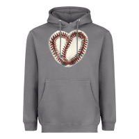 Storm Baseball ball heart Heavyweight Hoodie - HowdyJamesFarm