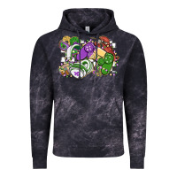 Cloud Black gamer mardi gras game controller Vintage Hoodie - MaliasSmallBusiness