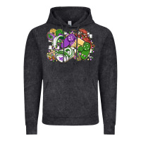 Vintage Black gamer mardi gras game controller Vintage Hoodie - MaliasSmallBusiness