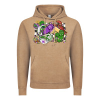 Vintage Coffee gamer mardi gras game controller Vintage Hoodie - MaliasSmallBusiness