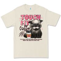 Bone touch my coffee and ill slap you so hard grumpy ca Premium Tee - JahusDesignShop