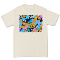 Bone easter butterfly with glitter and cowhide  background Premium Tee - Artiststas