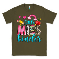 Army Green little miss kinder Classic Tee - NancyCooperArtShop