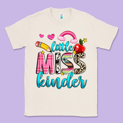 Little Miss Kinder Classic Tee Designed By Nancycooperartshop