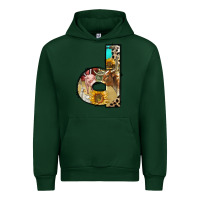 Forest Green farm life alphabet lowercase letters d Urban Hoodie - BundleAndBundleShop