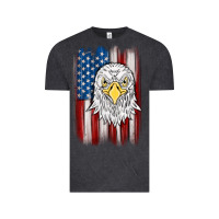 American Flag Eagle Vintage Tee | Teevron