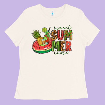 Sweet Summer Time Ladies Tee Designed By Jasminsmagicworld