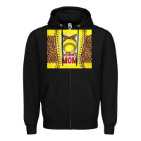 Black softball with leopard tumbler tbs Zipper Hoodie - TumblerDesignByShophia