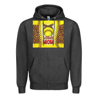 Charcoal Heather softball with leopard tumbler tbs Zipper Hoodie - TumblerDesignByShophia