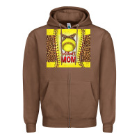 Chestnut softball with leopard tumbler tbs Zipper Hoodie - TumblerDesignByShophia