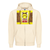 Sandshell softball with leopard tumbler tbs Zipper Hoodie - TumblerDesignByShophia