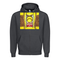 Smoke softball with leopard tumbler tbs Zipper Hoodie - TumblerDesignByShophia