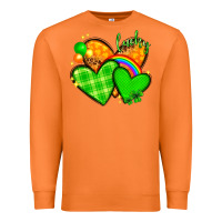 Carrot St. Patrick's Day hearts St. Patricks day Premium Sweatshirt - HowdyJamesFarm