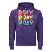 Cloud Purple pray on it pray over it pray through it Vintage Hoodie - MaliasSmallBusiness