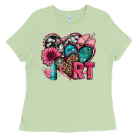 Matcha rt respiratory therapist hearts Ladies Tee - Jasminsmagicworld
