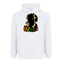 White Blessed black history Heavyweight Hoodie - HowdyJamesFarm