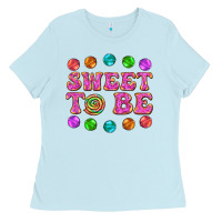 Baby Blue sweet to be candy Ladies Tee - AdoDesignShop