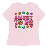 Bubblegum Pink sweet to be candy Ladies Tee - AdoDesignShop