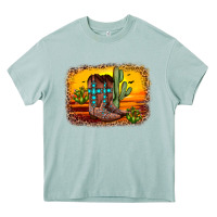 Arona cross sunset backgraund Heavy Core Tee - JahusDesignShop