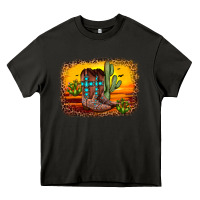 Asphalt cross sunset backgraund Heavy Core Tee - JahusDesignShop