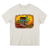 Cream cross sunset backgraund Heavy Core Tee - JahusDesignShop