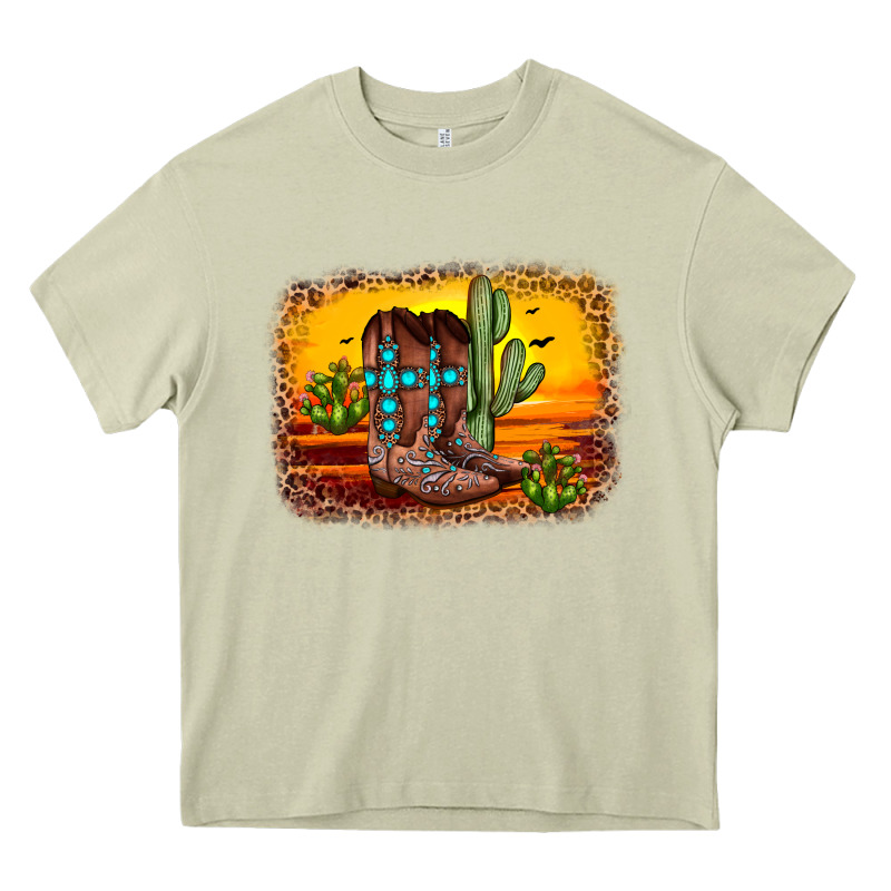 Cross Sunset Backgraund Heavy Core Tee by JahusDesignShop | Teevron