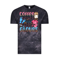Cloud Black coffee scrubs and rubber gloves Vintage Tee - NancyCooperArtShop