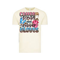 Vintage Arctic coffee scrubs and rubber gloves Vintage Tee - NancyCooperArtShop