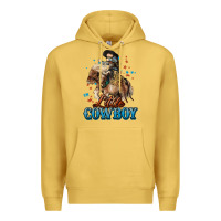Antique Gold Little Cowboy Midilli Horse kid boy Premium Hoodie - HowdyJamesFarm