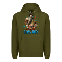 Army Green Little Cowboy Midilli Horse kid boy Premium Hoodie - HowdyJamesFarm