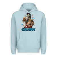 Blue Mist Little Cowboy Midilli Horse kid boy Premium Hoodie - HowdyJamesFarm
