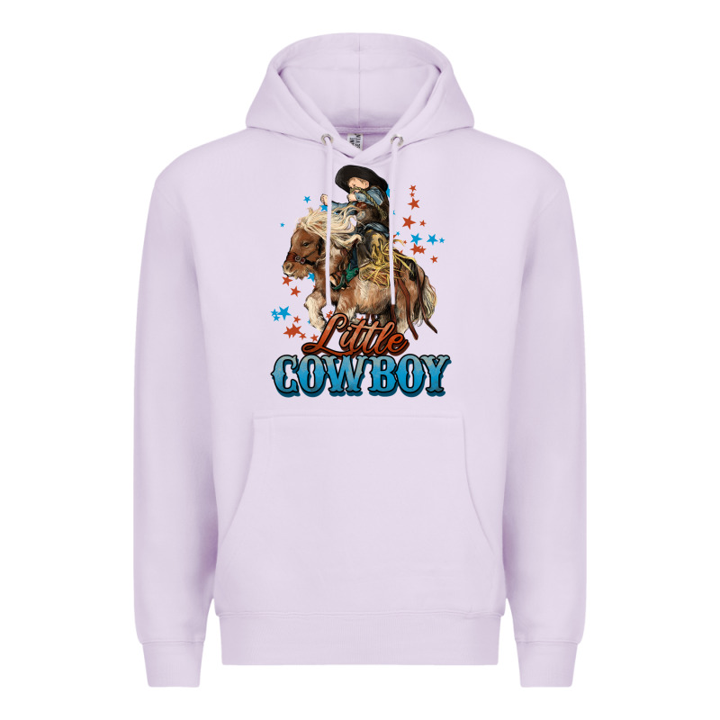 Little Cowboy Midilli Horse Kid Boy Premium Hoodie by HowdyJamesFarm | Teevron