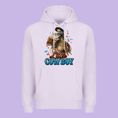 Little Cowboy Midilli Horse Kid Boy Premium Hoodie Designed By Howdyjamesfarm