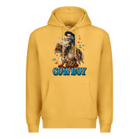 Mustard Little Cowboy Midilli Horse kid boy Premium Hoodie - HowdyJamesFarm