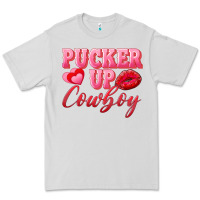 Dove Grey pucker up cowboy Premium Tee - AdoDesignShop