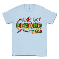Dusty Blue christmas phlebotomist Classic Tee - MaliasSmallBusiness