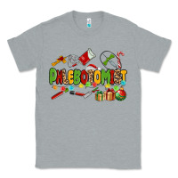 Heather Grey christmas phlebotomist Classic Tee - MaliasSmallBusiness