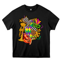 Black mississippi map mardi gras Heavy Core Tee - AdoDesignShop