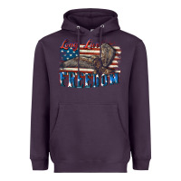 Plum Long live freedom 4th of july Heavyweight Hoodie - CowGirlArtShop