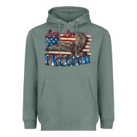 Sage Long live freedom 4th of july Heavyweight Hoodie - CowGirlArtShop