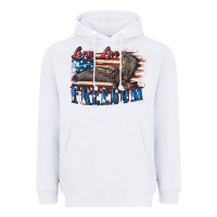 White Long live freedom 4th of july Heavyweight Hoodie - CowGirlArtShop