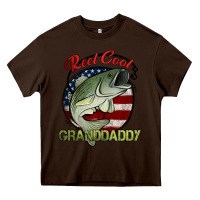 Chocolate Brown reel cool granddaddy fishing Heavy Core Tee - Jasminsmagicworld