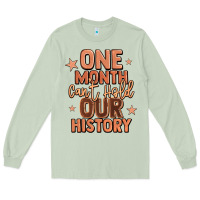Matcha one month can't hold our history Long Sleeve Tee - LillyAllenDesigns