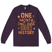 Plum one month can't hold our history Long Sleeve Tee - LillyAllenDesigns