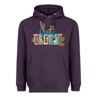 Plum Happy Easter Easter Day Heavyweight Hoodie - CowGirlArtShop