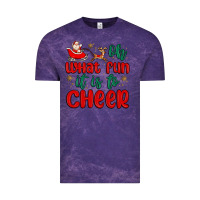 Cloud Purple oh what fun it is to cheer Vintage Tee - MaliasSmallBusiness