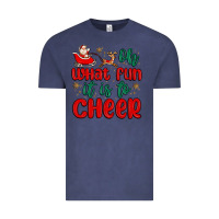 Vintage Denim oh what fun it is to cheer Vintage Tee - MaliasSmallBusiness