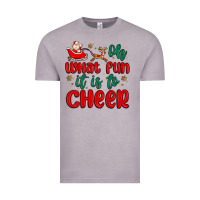 Vintage Zinc oh what fun it is to cheer Vintage Tee - MaliasSmallBusiness